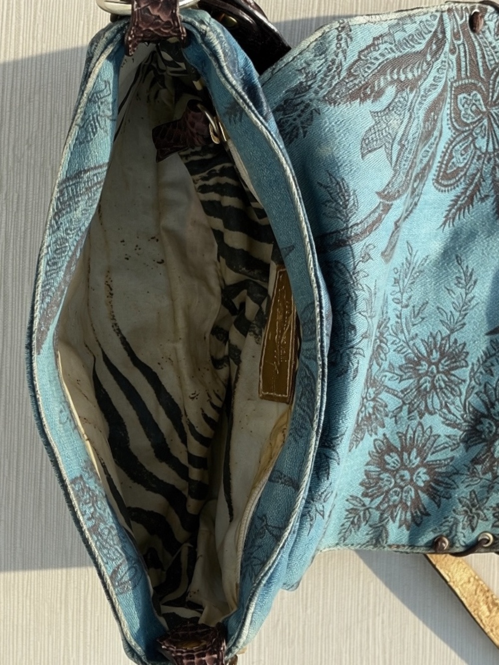 Roberto Cavalli Freedom Y2K Shoulder Bag - Picture 7 of 9